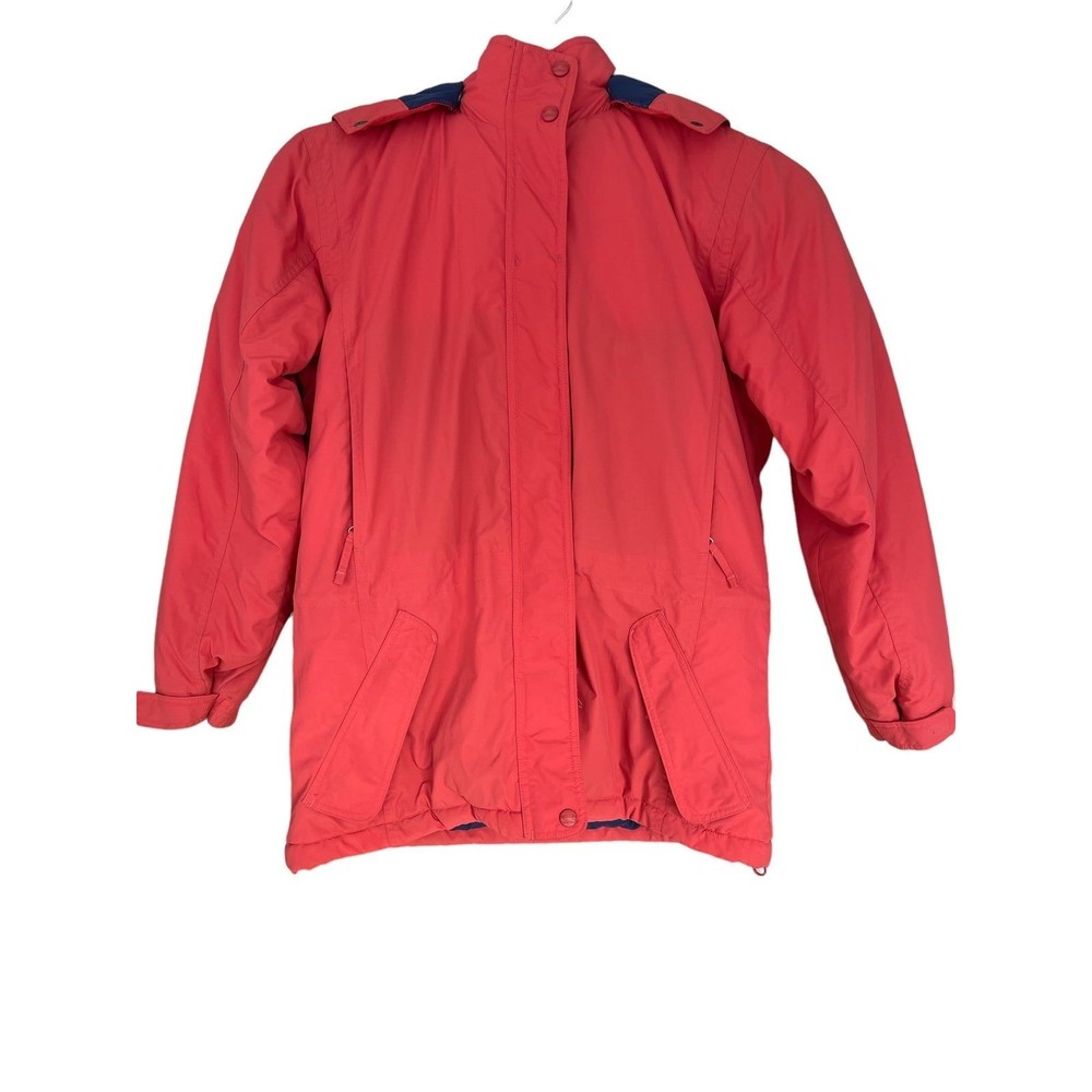 L.L.Bean Orange Womens winter jacket  thinsulate ultra insulation Small Regular‎